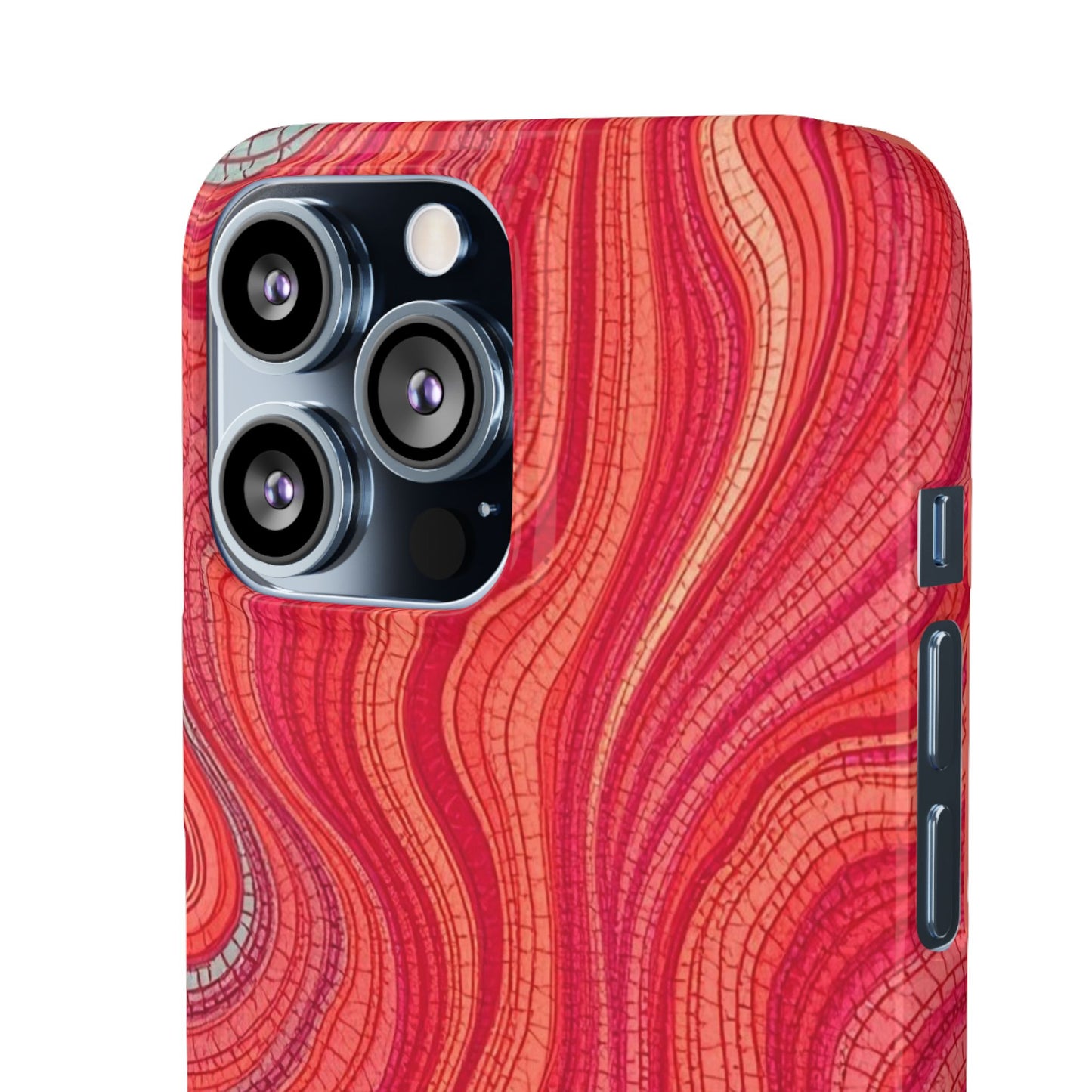 Retro Wavy Red Case