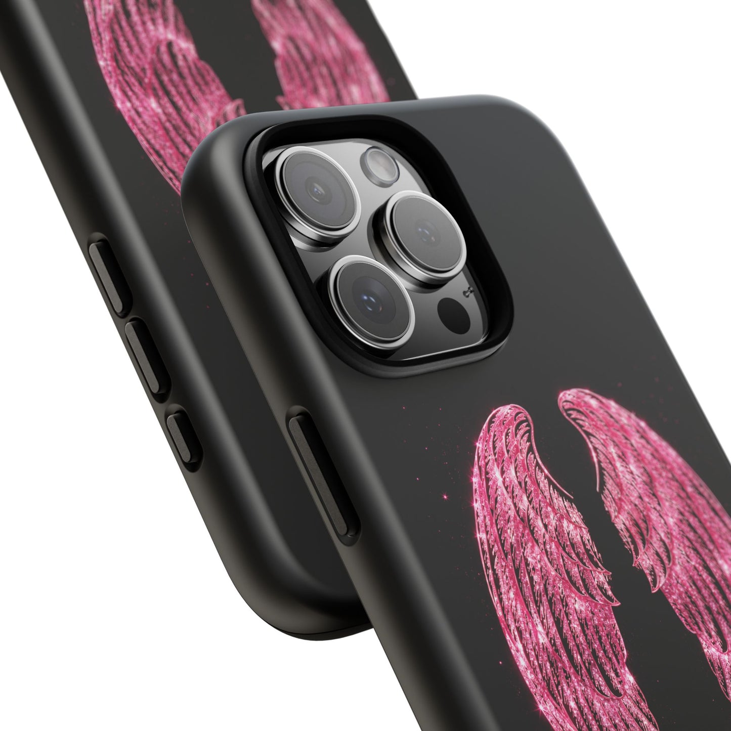 Pink Glitter Angel Tough Case