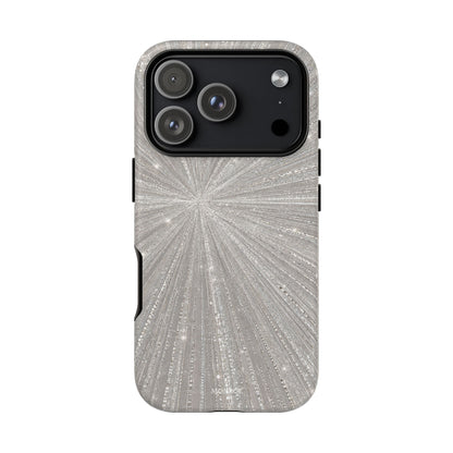 Sparkling Silver Burst Tough Case