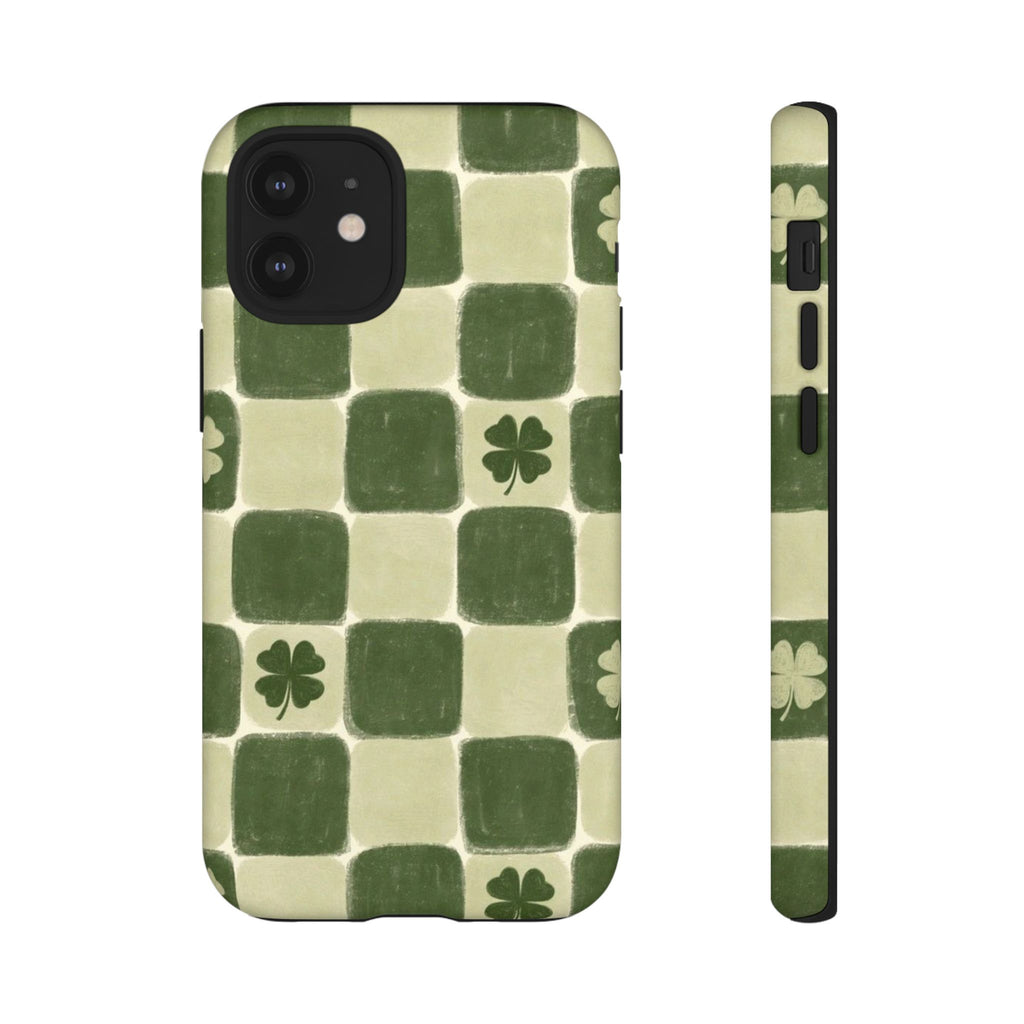 Clover Checker Tough Phone Case