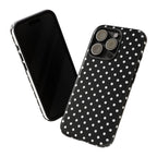 Black Polka Dot Phone Case