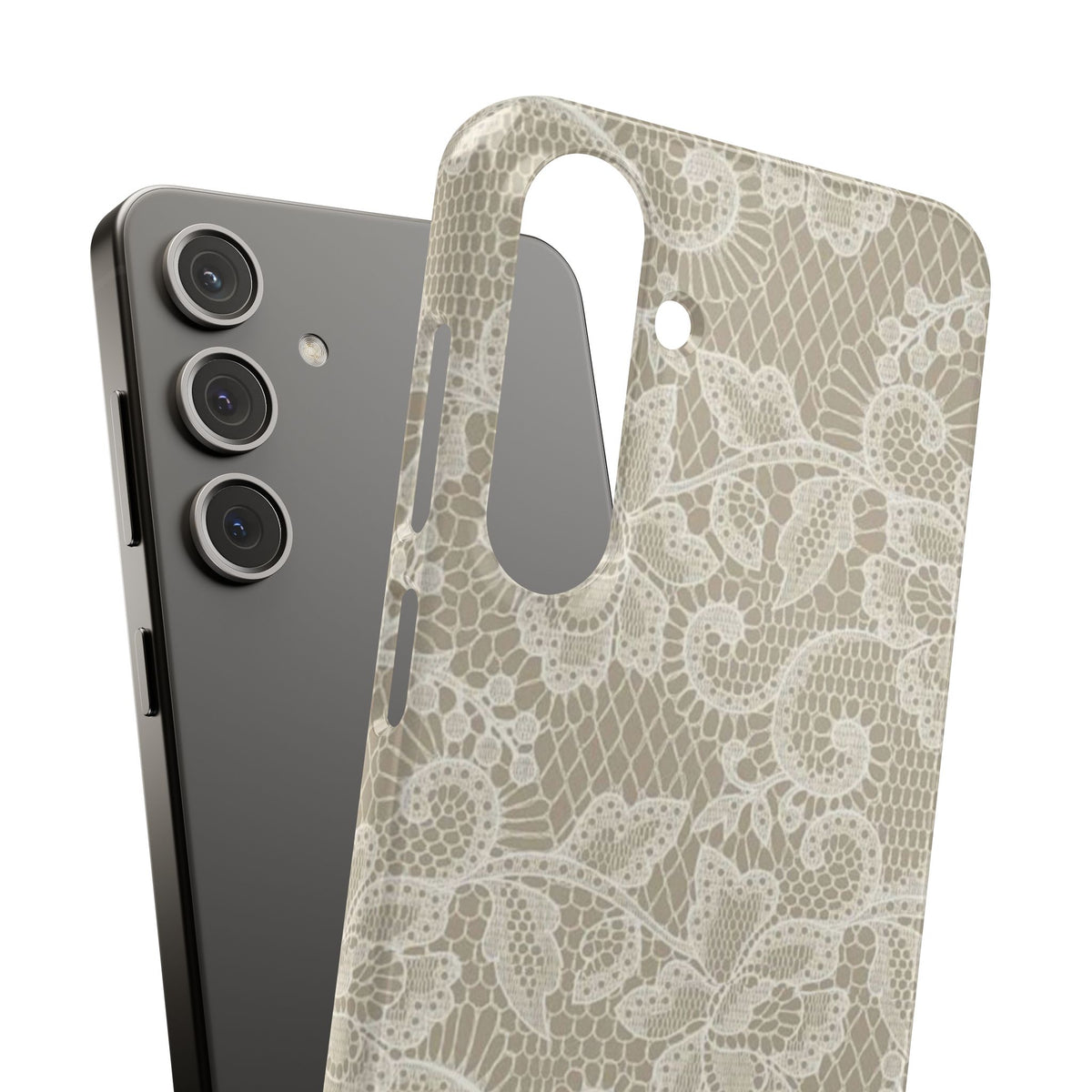 Vintage Beige Lace Case