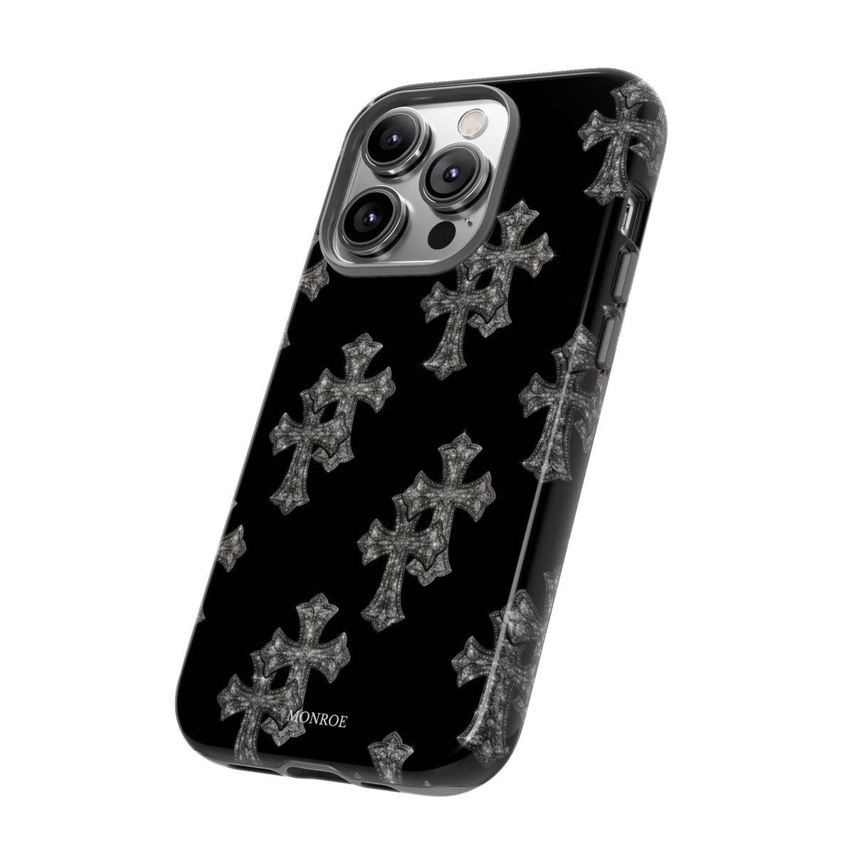 Black Crystal Cross Tough Case