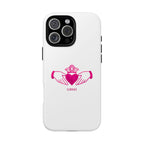Pink Irish Claddagh Symbol Tough Phone Case