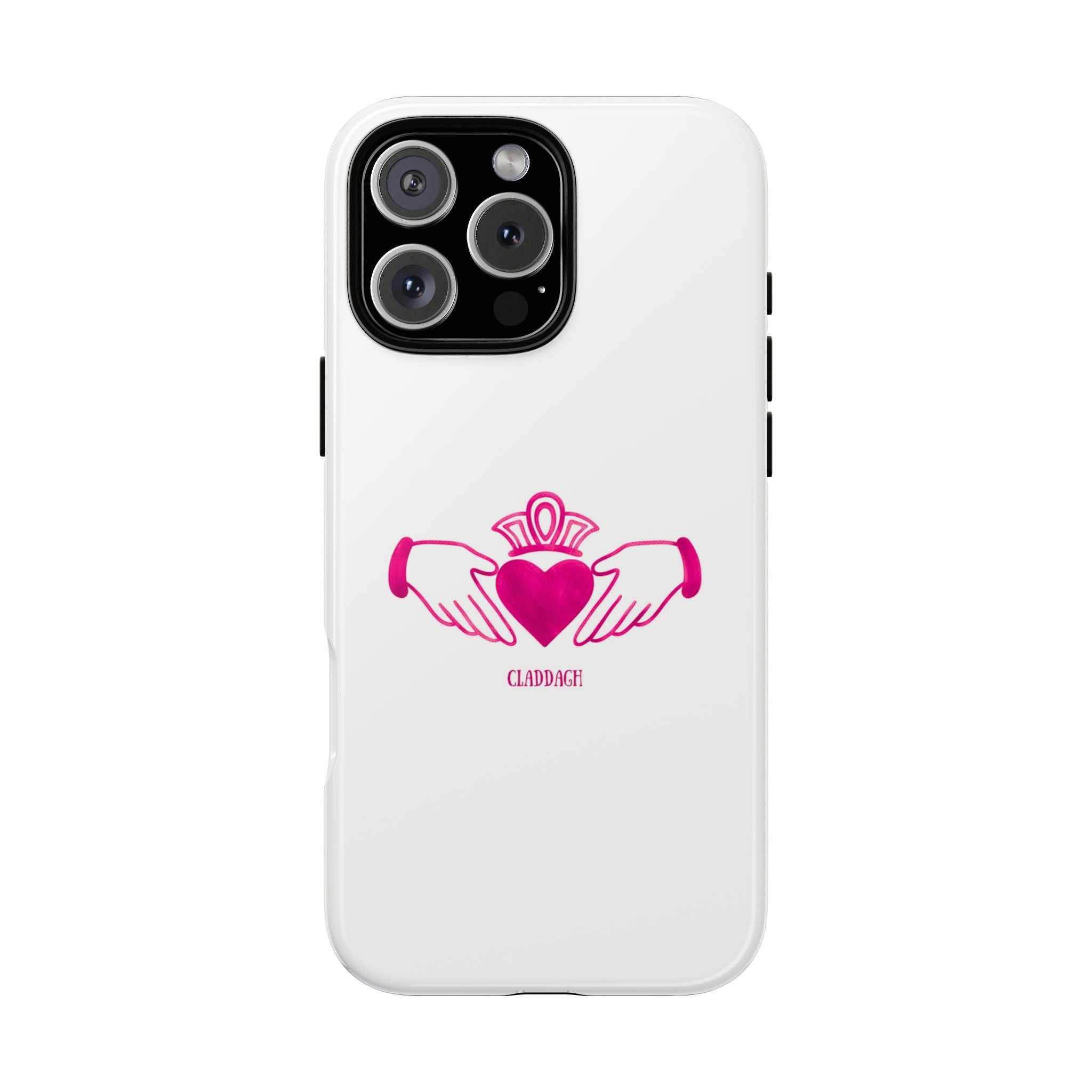 Pink Irish Claddagh Symbol Tough Phone Case