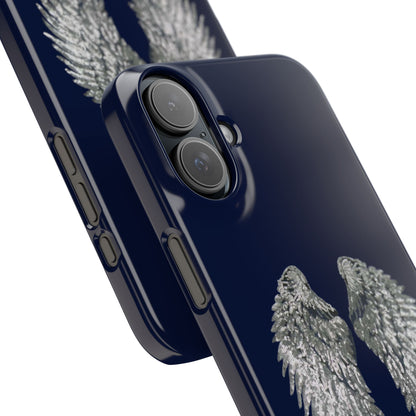 Navy Angel Wings Case