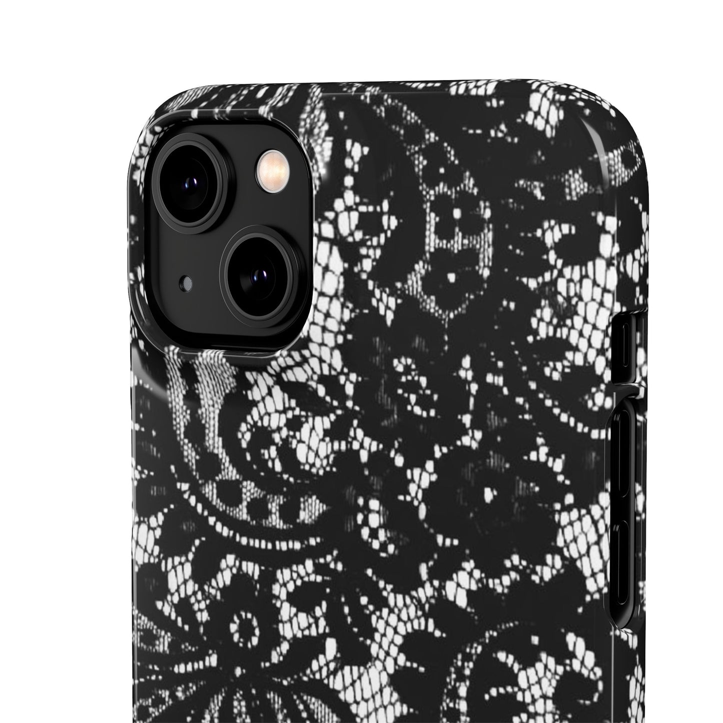 Black Lace Elegant Pattern Case
