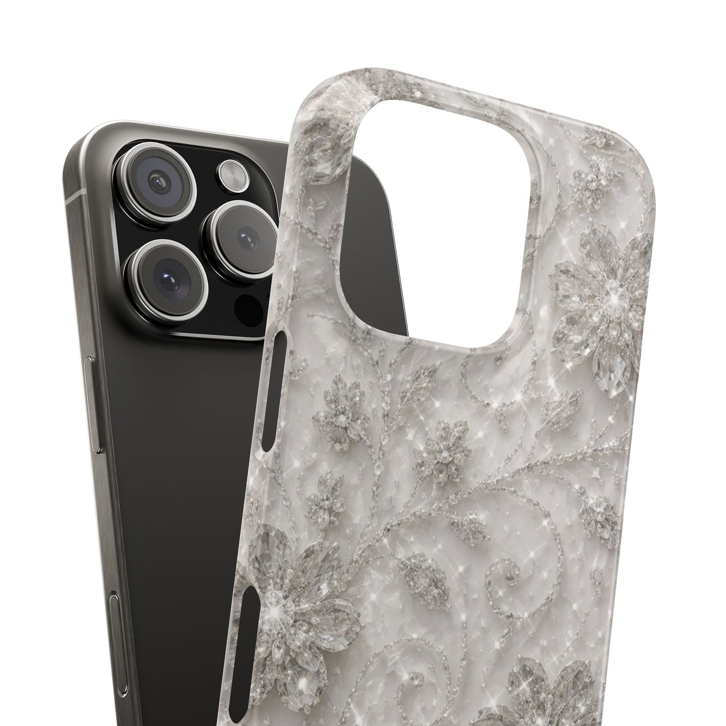 Glittery Floral Case