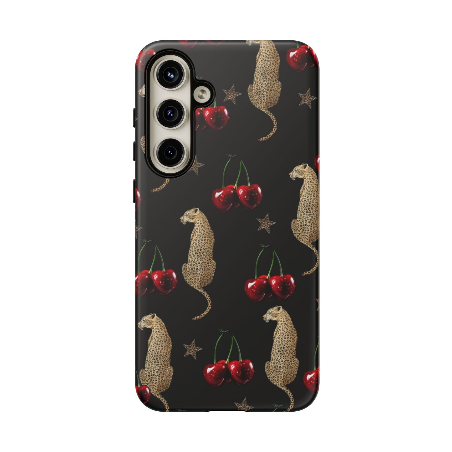Leopard & Cherry Tough Case