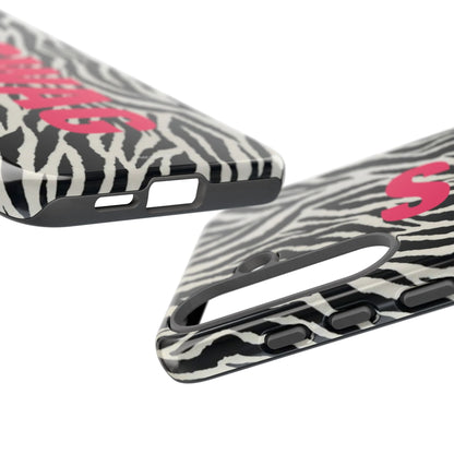 Zebra Print  "SWAG" Tough Case