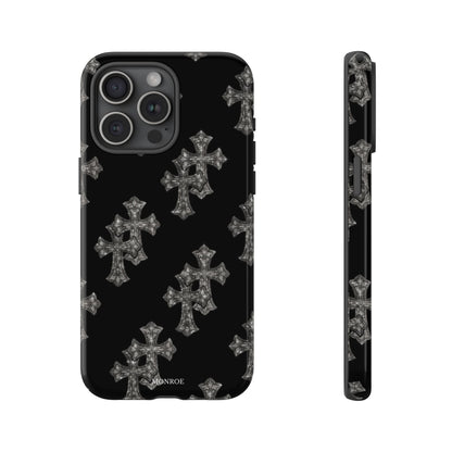 Black Crystal Cross Tough Case
