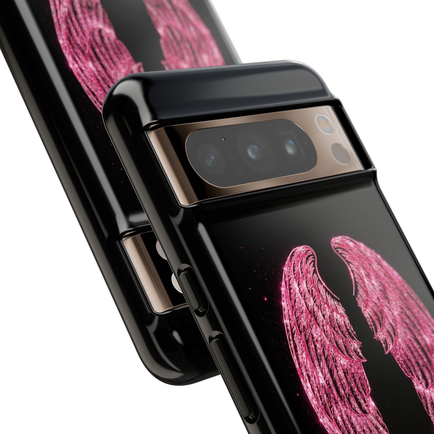 Pink Glitter Angel Tough Case