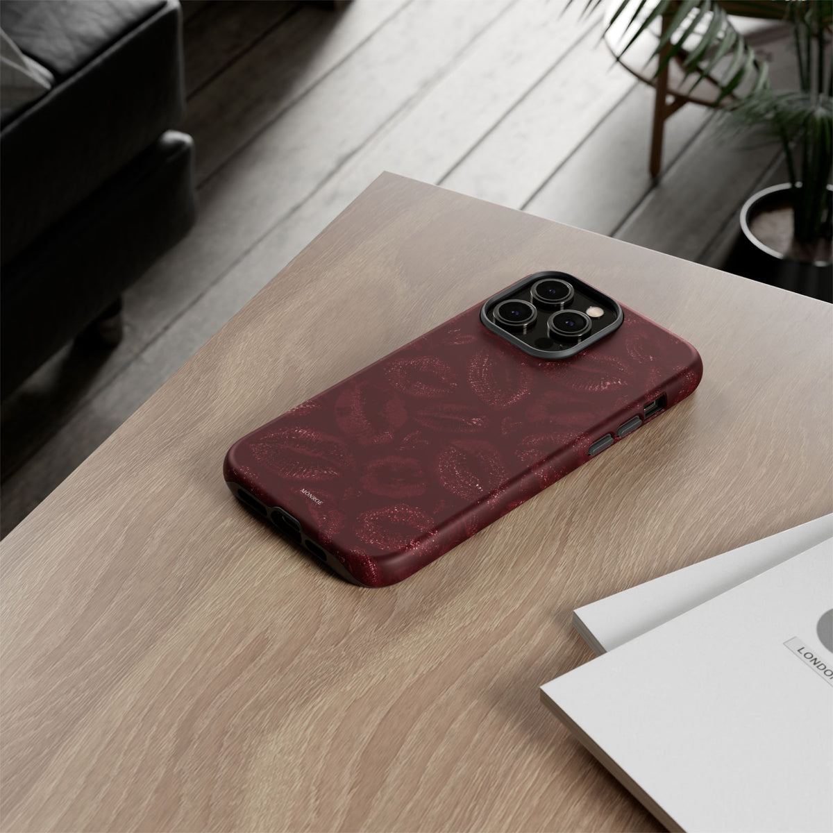Burgundy Kiss Tough Case