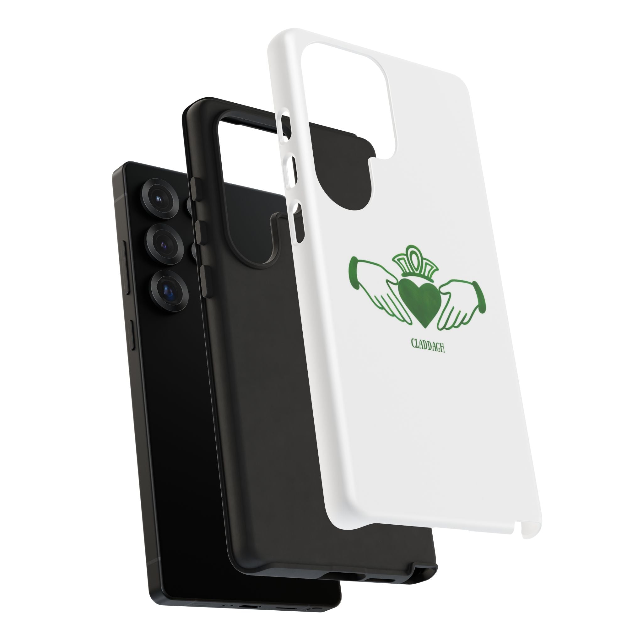Irish Claddagh Symbol Green Tough Case