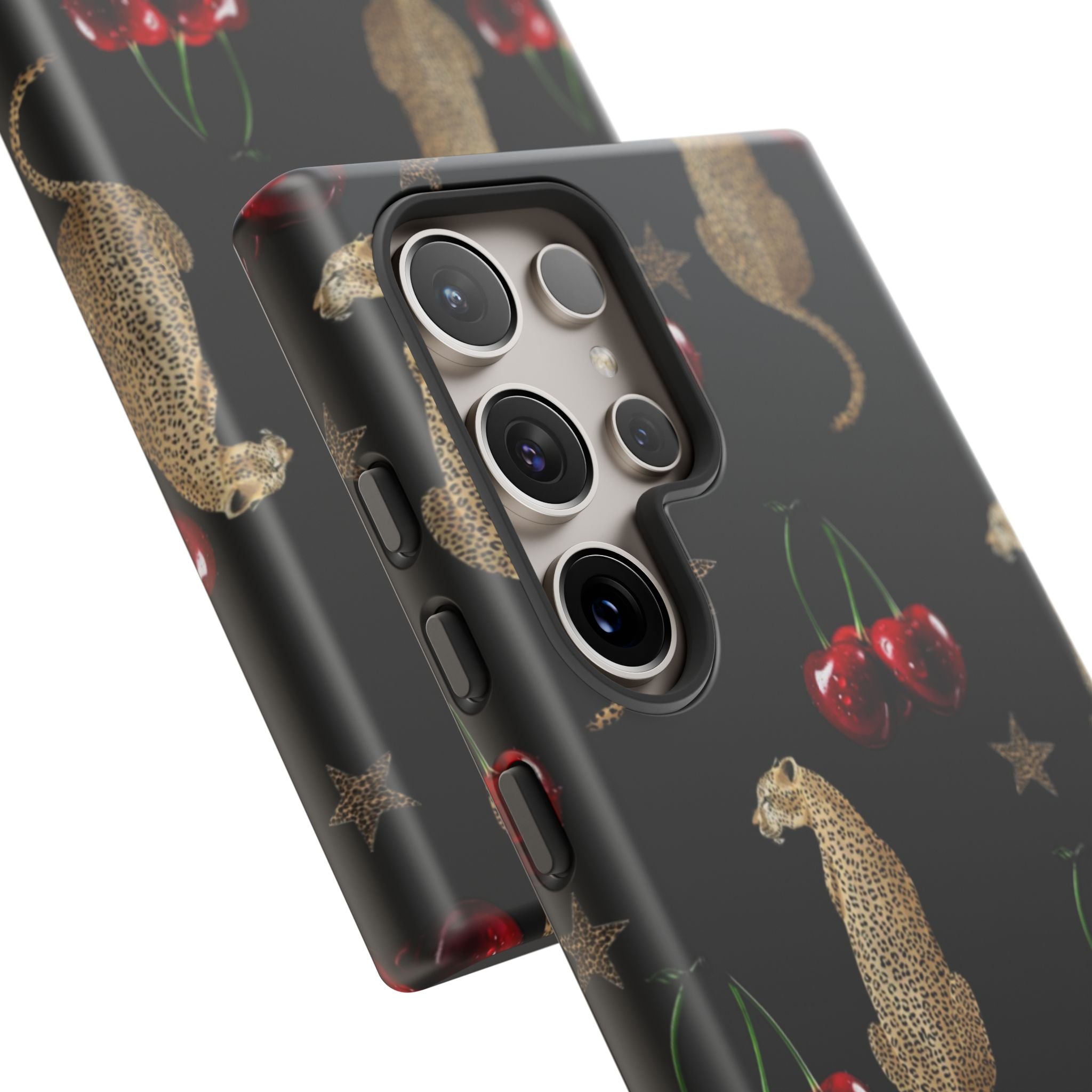 Leopards & Cherries Phone Case