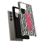 'SWAG' Zebra Print Tough Case