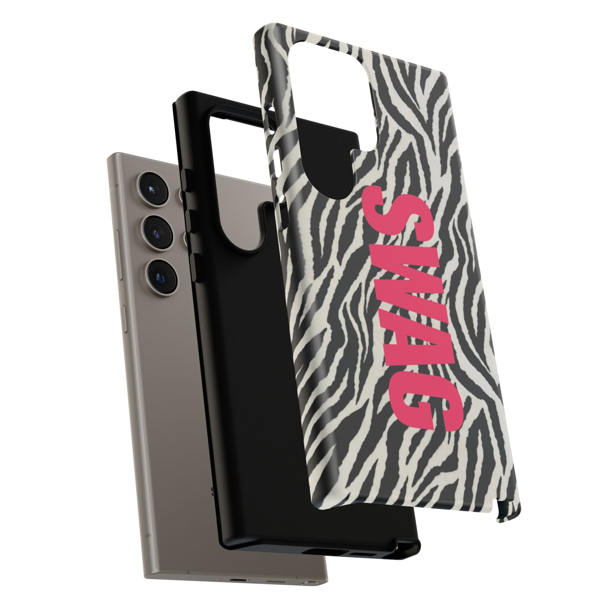 'SWAG' Zebra Print Tough Case