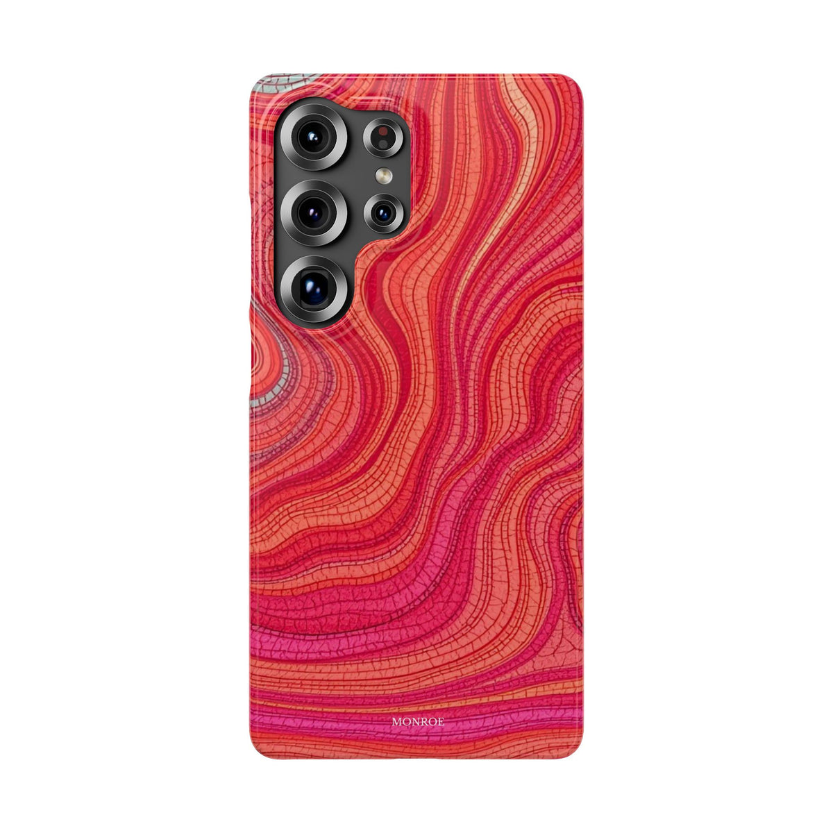 Retro Wavy Red Case