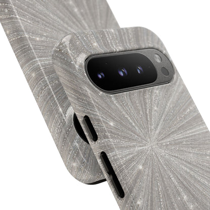 Sparkling Silver Burst Tough Case