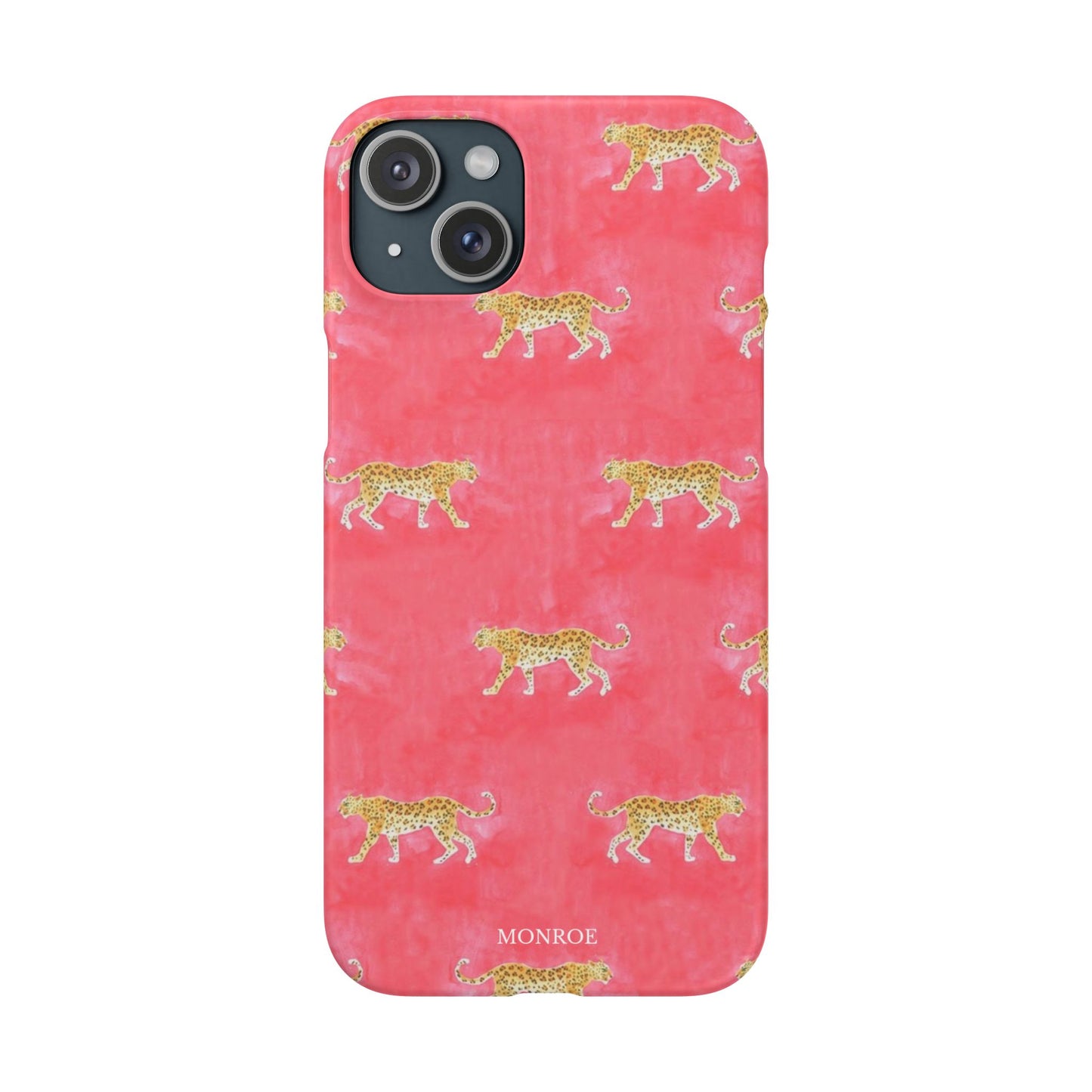 Pink Watercolor Leopard Case