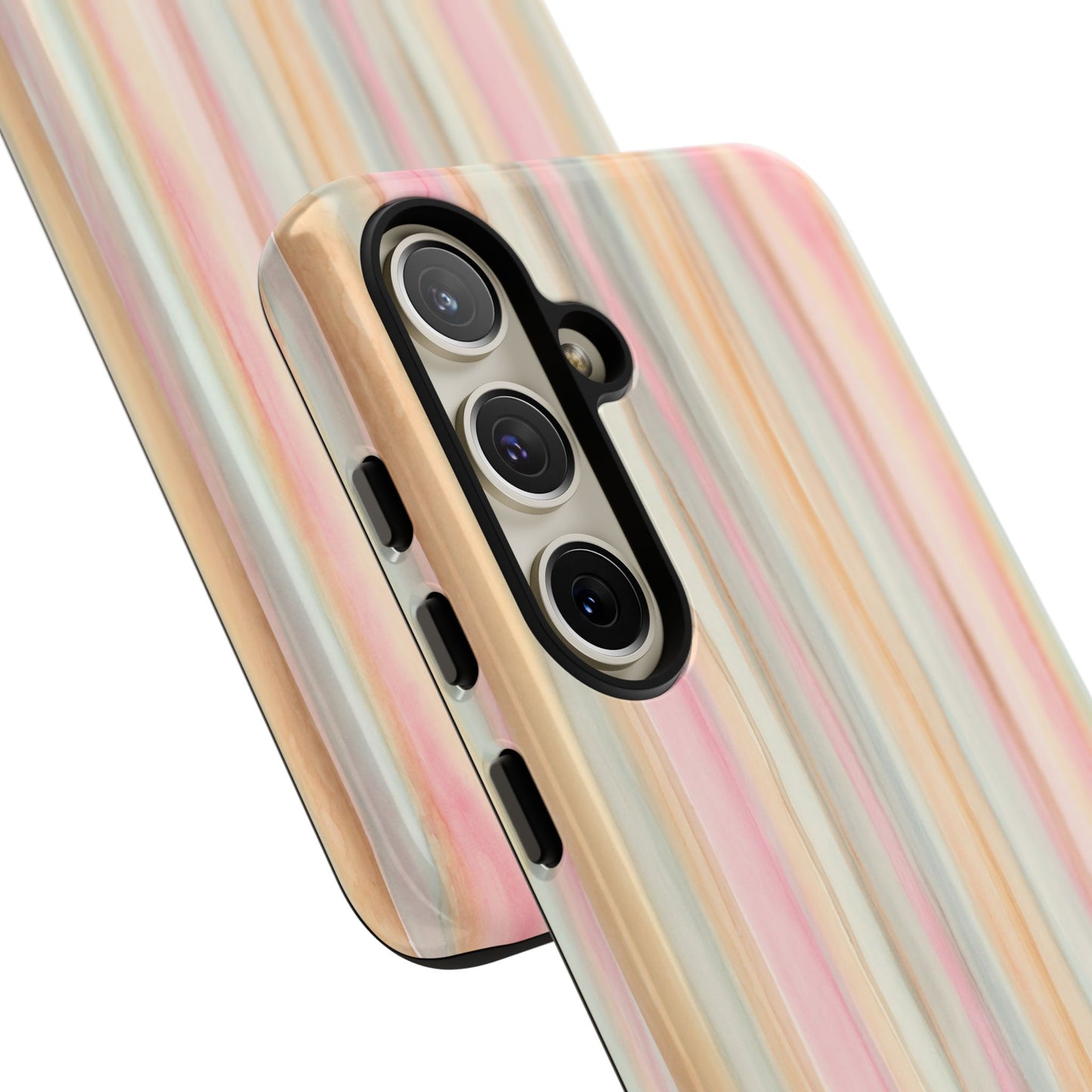 Pastel Watercolor Stripe Tough Case