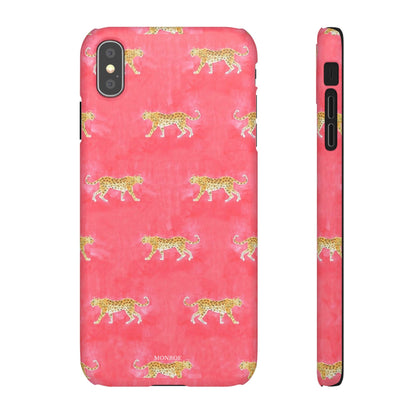 Pink Watercolor Leopard Case
