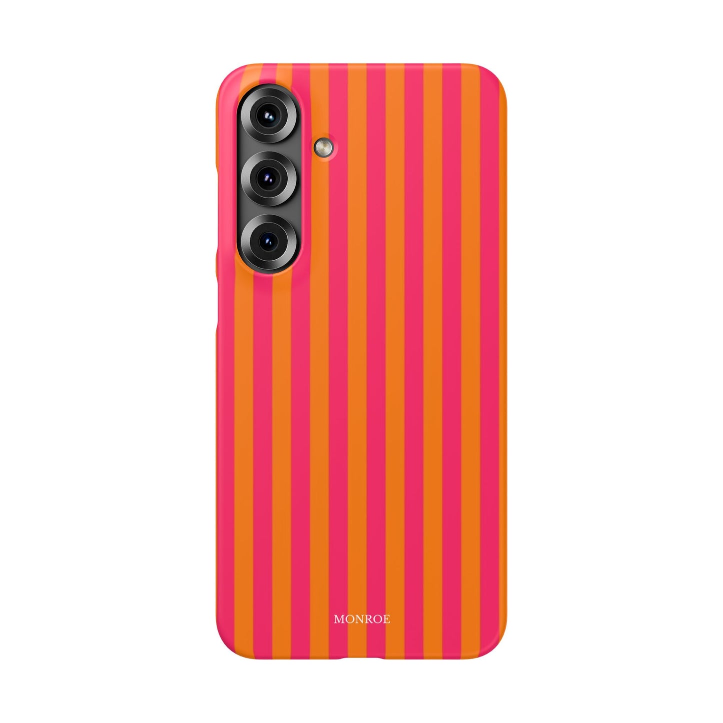 Striped Orange & Pink Case