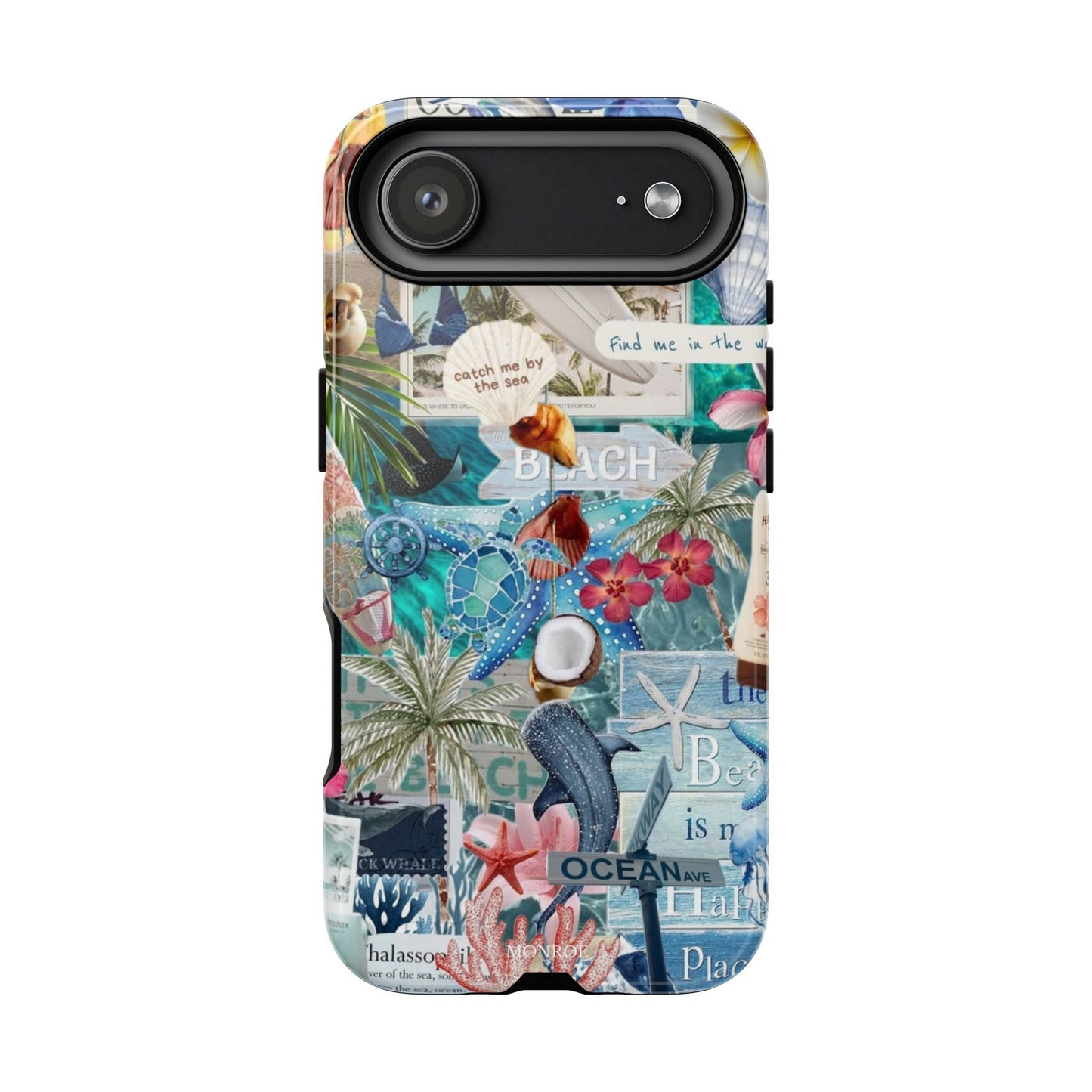 Tropical Beach Collage Tough Case