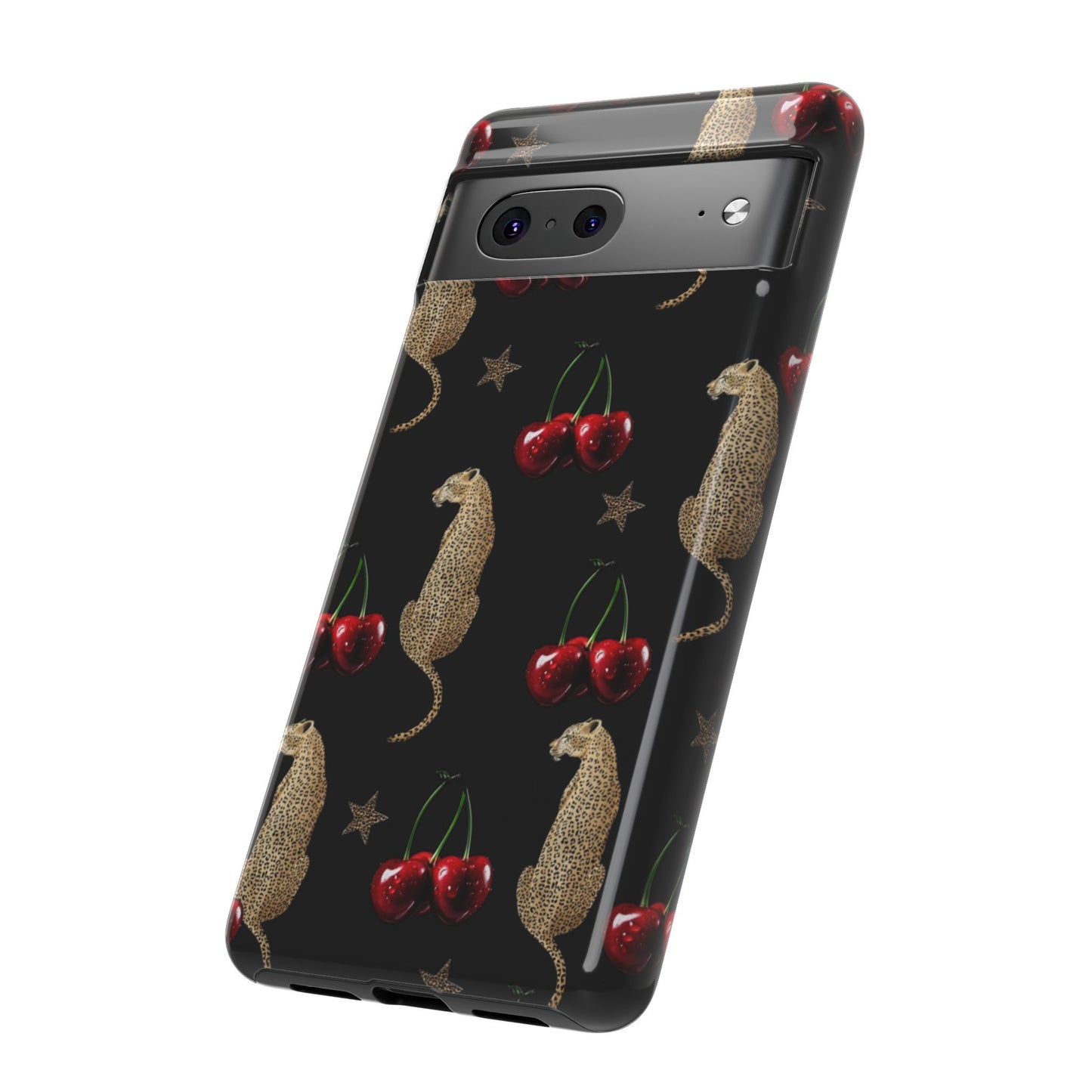 Leopard & Cherry Tough Case