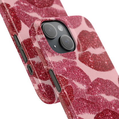 Pink Glitter Kiss Case