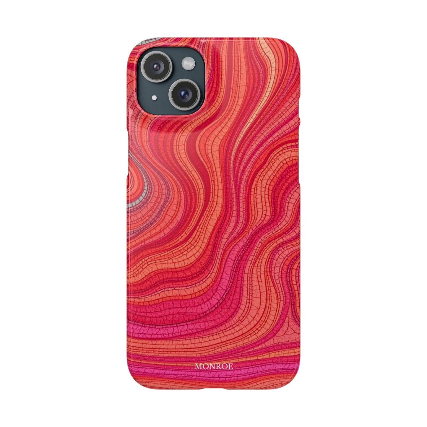Retro Wavy Red Case