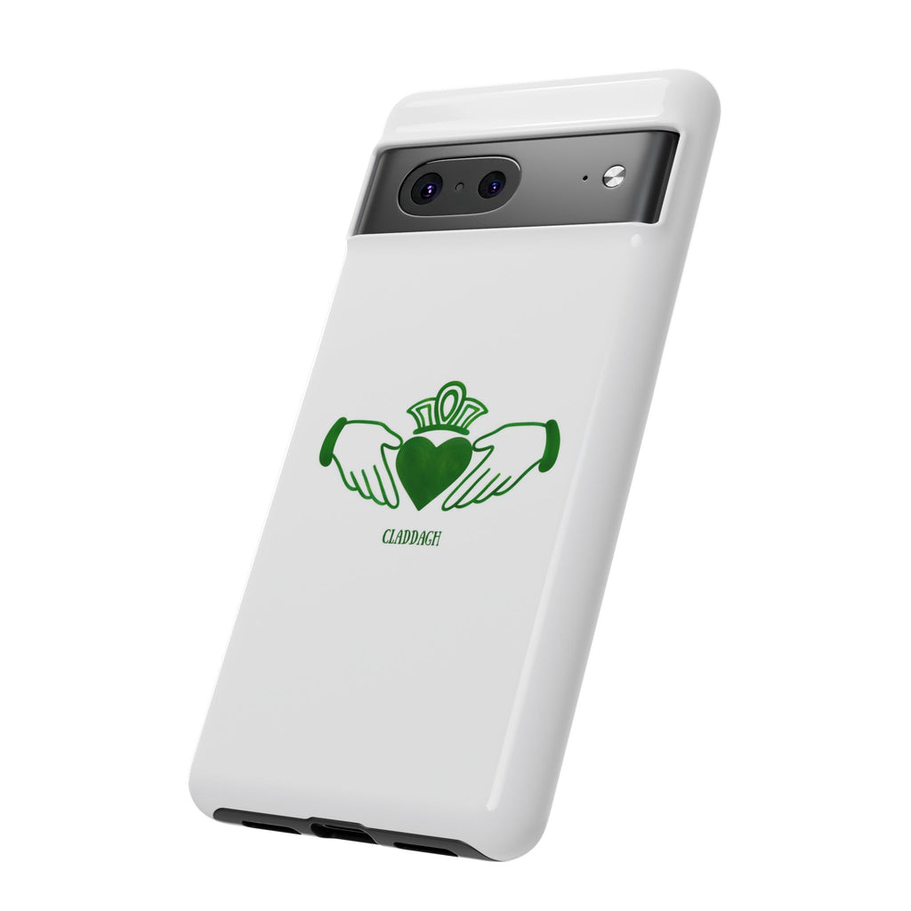 Irish Claddagh Symbol Green Tough Case