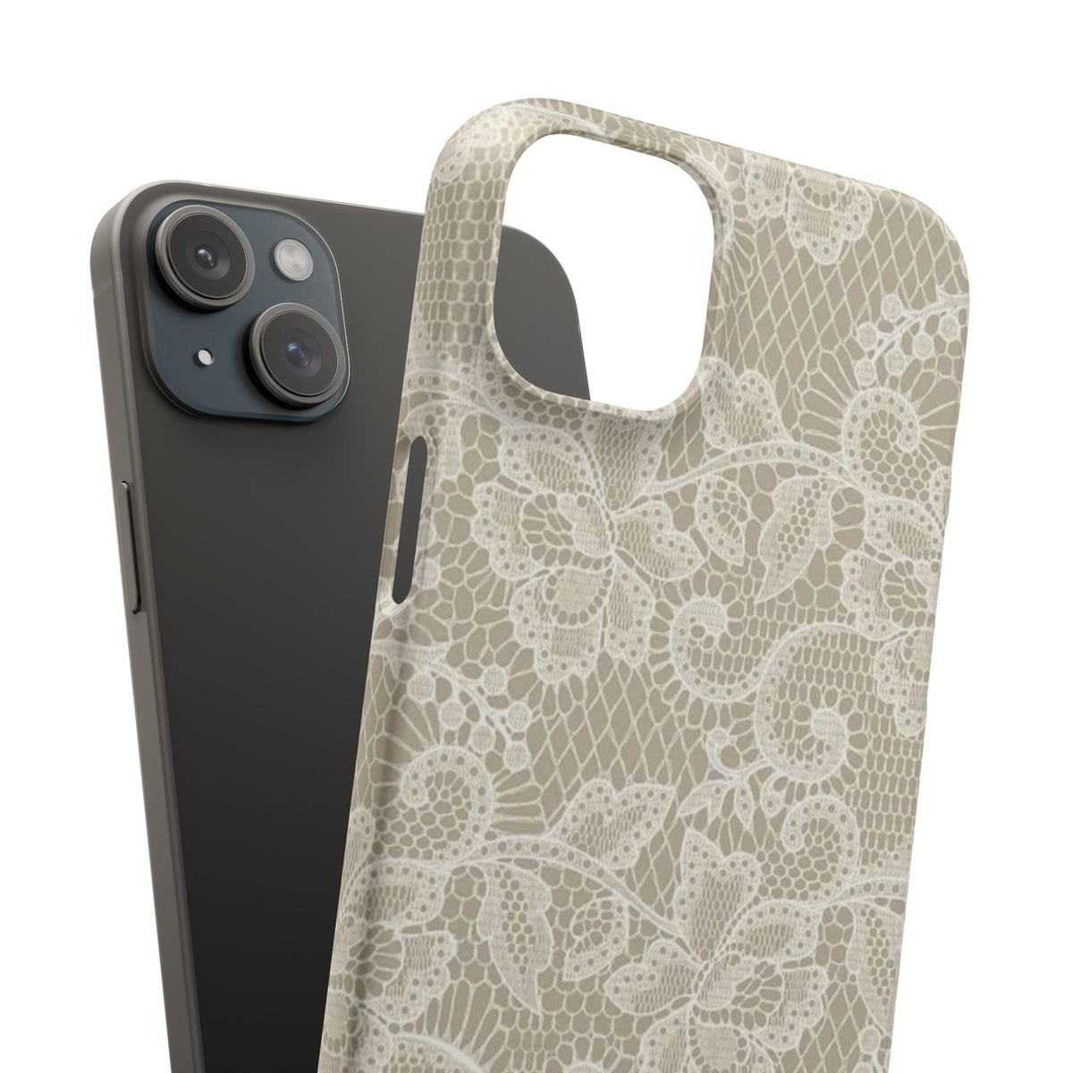 Vintage Beige Lace Case