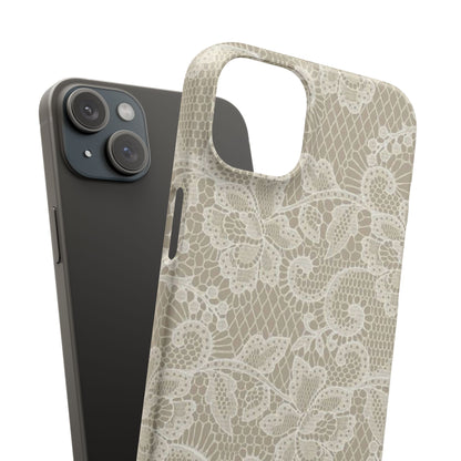 Vintage Beige Lace Case