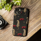 Leopards & Cherries Phone Case