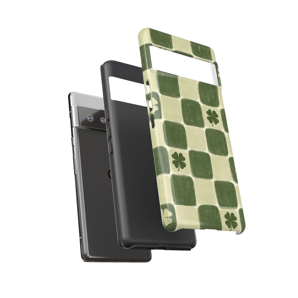 Clover Checker Tough Phone Case