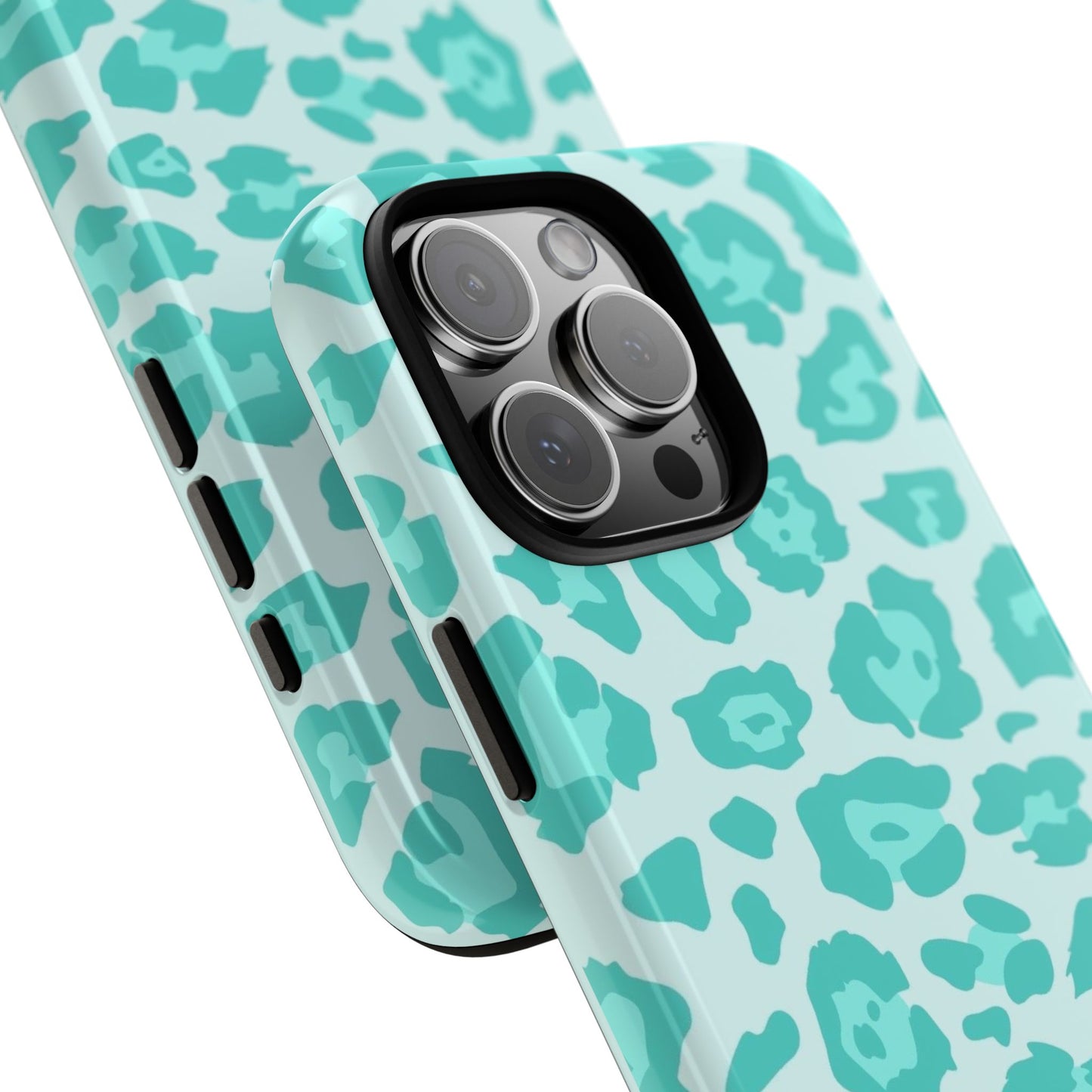 Teal Leopard Tough Case