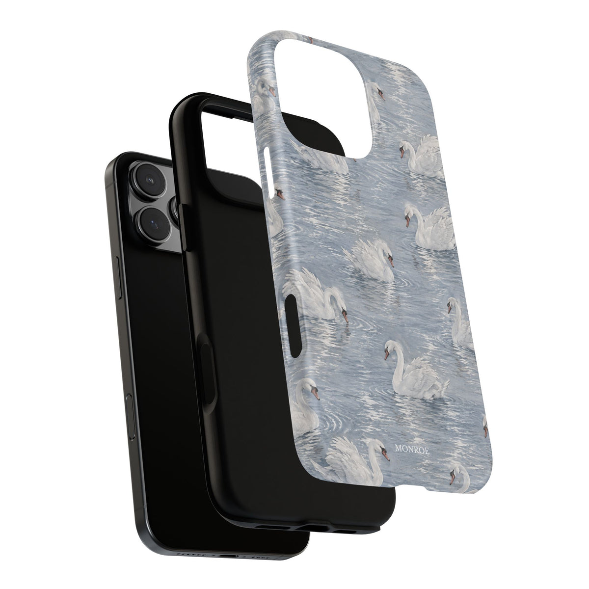 Swan Pattern Tough Case