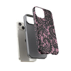 Pink Lace Pattern Tough Phone Case
