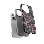 Pink Lace Pattern Tough Phone Case
