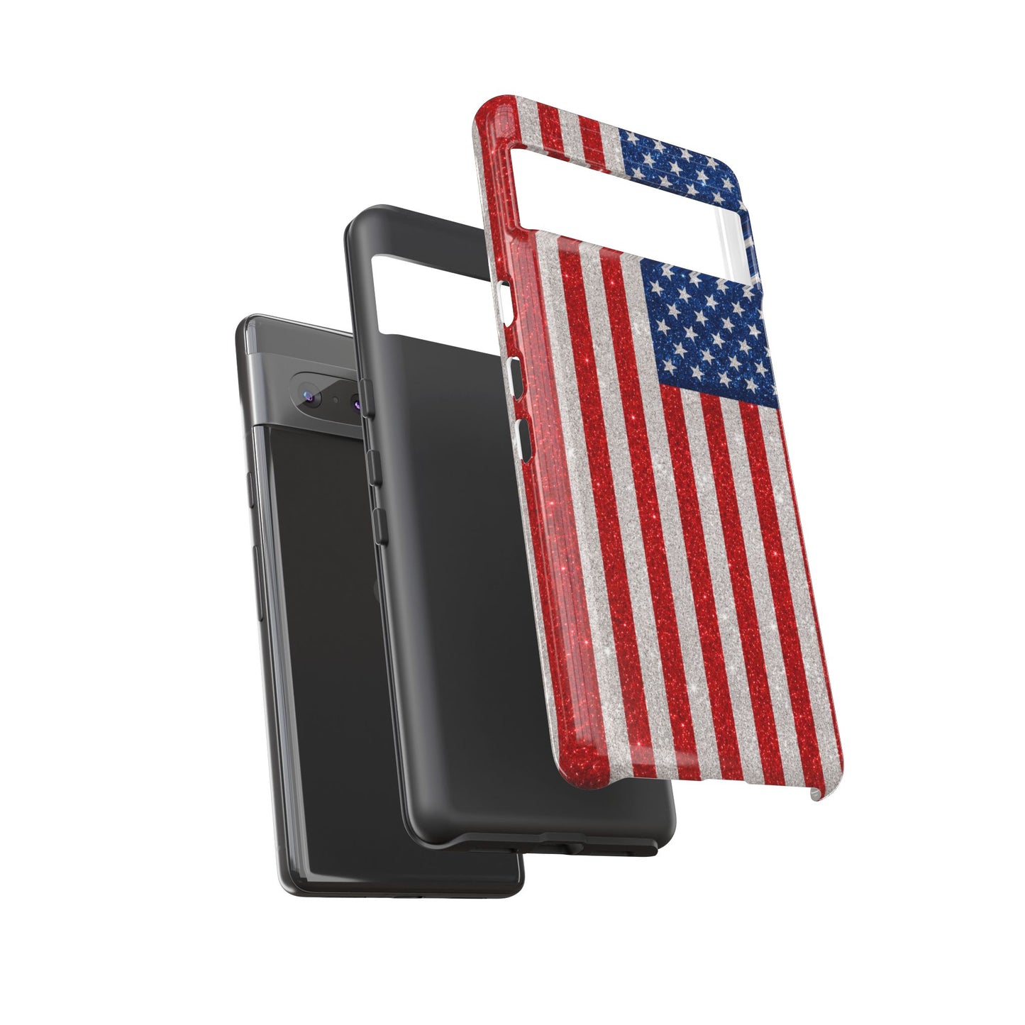 America Glitter Tough Case