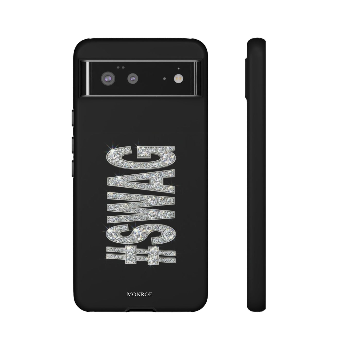 “#SWAG” Black Bling Tough Case