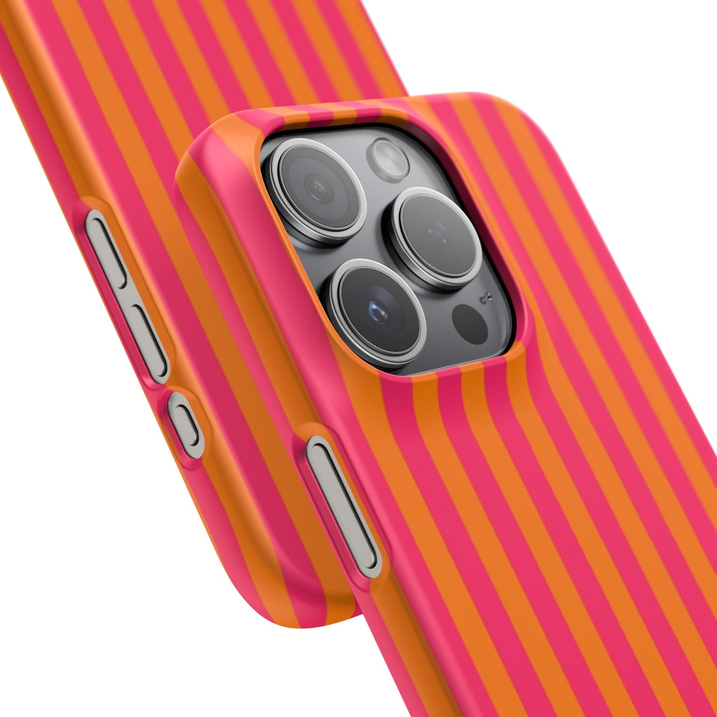 Striped Orange & Pink Case