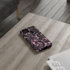 Pink Lace Pattern Tough Phone Case