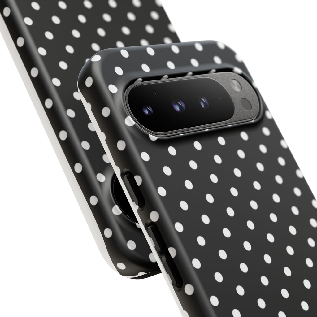 Black Polka Dot Phone Case