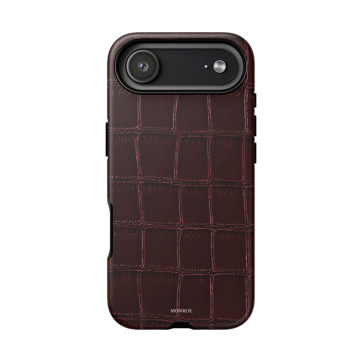 Burgundy Croc Tough Case