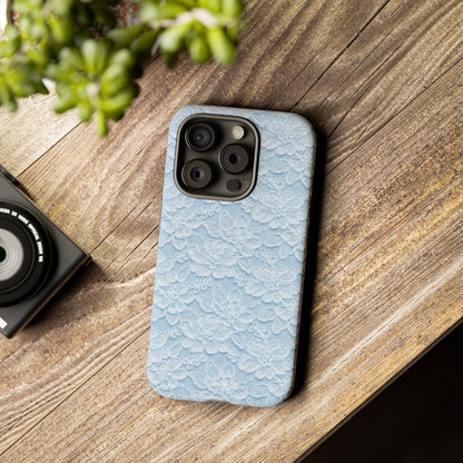 Glacier Blue Lace Tough Case