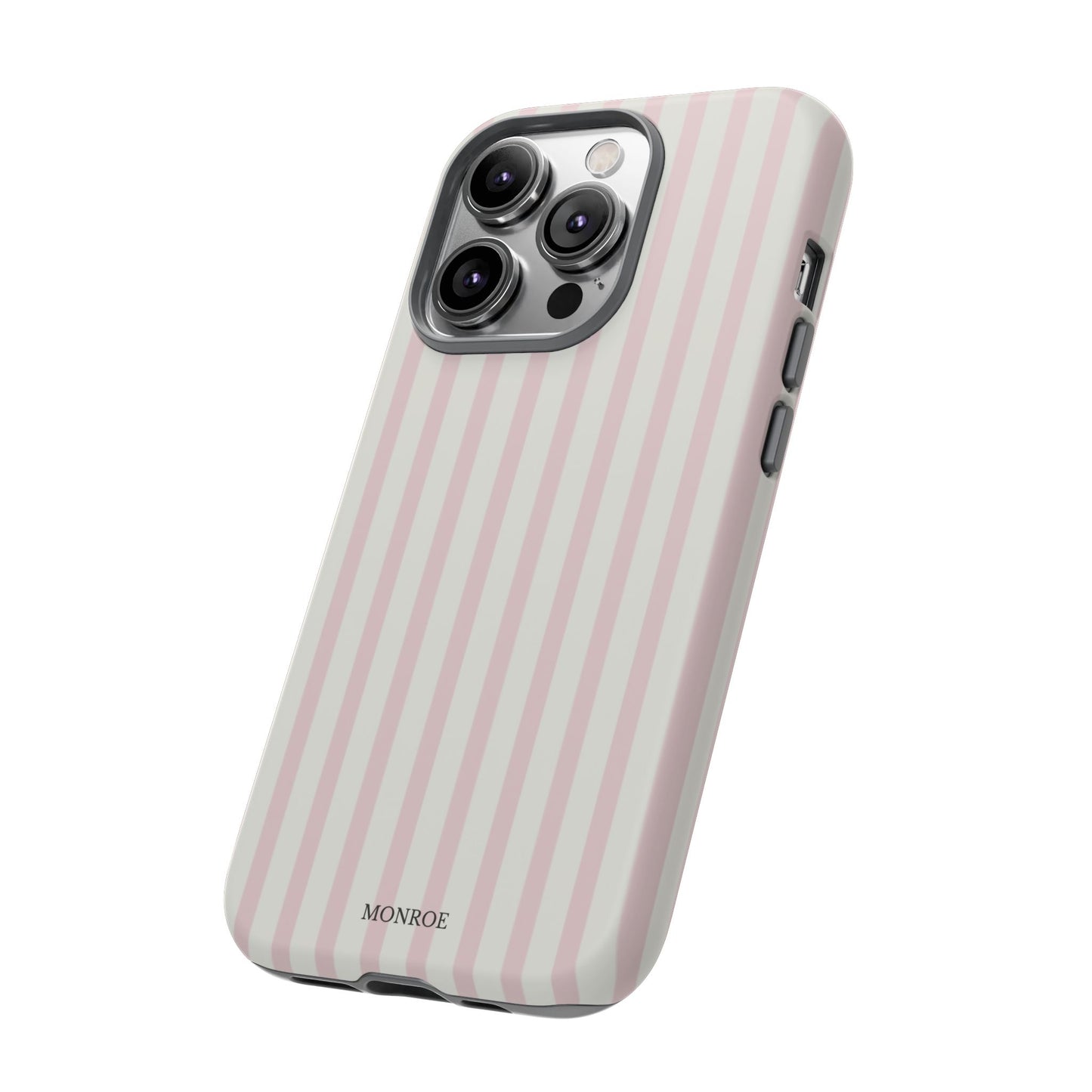 Light Pink Stripe Tough Phone Case