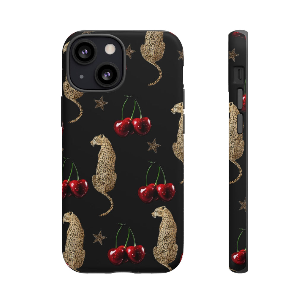 Leopards & Cherries Phone Case