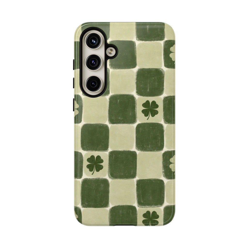 Clover Checker Tough Phone Case